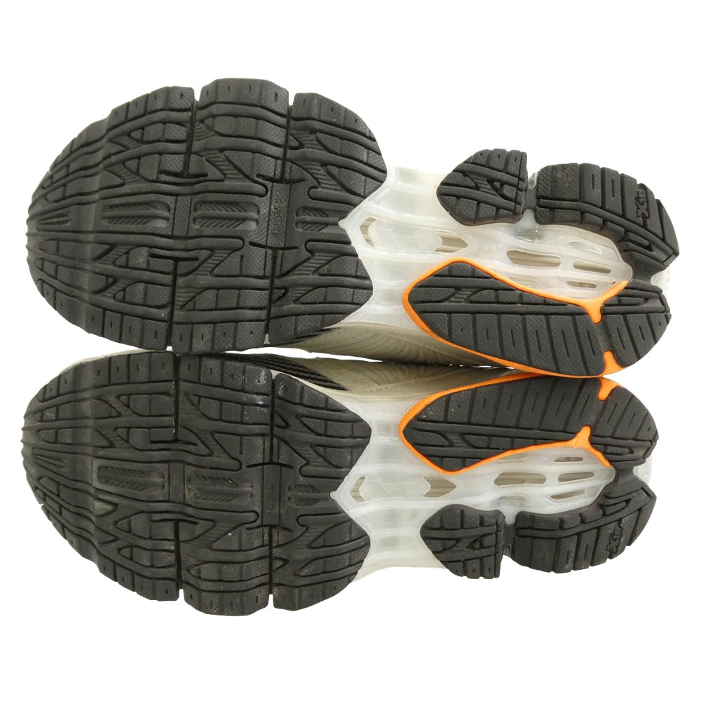 GRAPHPAPER グラフペーパー Mizuno ミズノ D1GG202705 WAVE PROPHECY LS ミズノ ウェーブ プロフェシー ランニングシューズ ローカットスニーカー グレー系 26cm【中古】