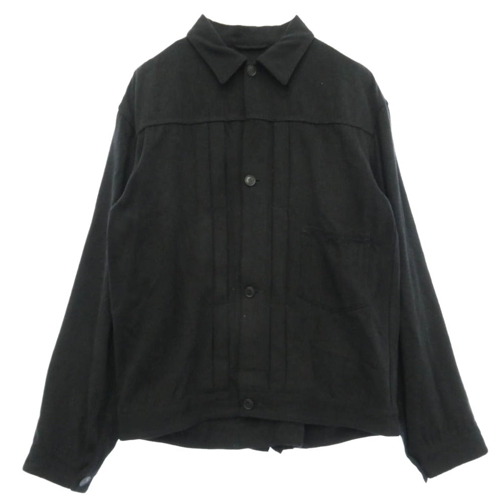 COMOLI コモリ 24SS Z01-01011 シルクネップ TYPE -1ST コットン ジャケット ブラック系 2【中古】