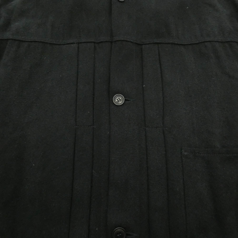 COMOLI コモリ 24SS Z01-01011 シルクネップ TYPE -1ST コットン ジャケット ブラック系 2【中古】