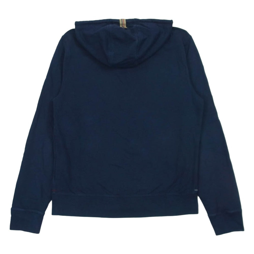 MONCLER モンクレール 210918425900 MAGLIA CARDIGAN マグリア カーディガン ロゴワッペン ジップアップ パーカー ネイビー系 M【中古】