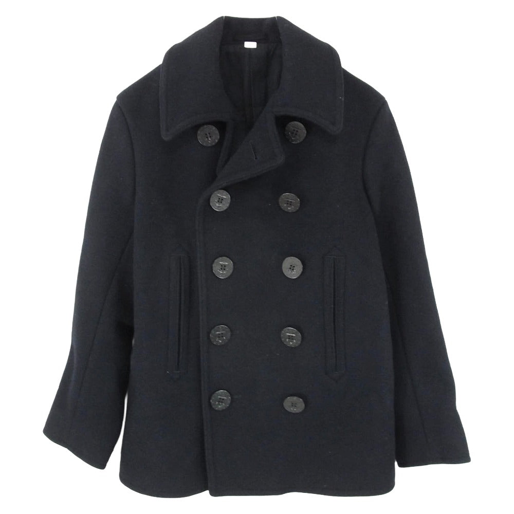 Buzz Rickson's バズリクソンズ BR11554 NAVAL CLOTHING FACYORY PEA COAT ナバル クロージング ファクトリー Pコート ピーコート ネイビー系 36【中古】