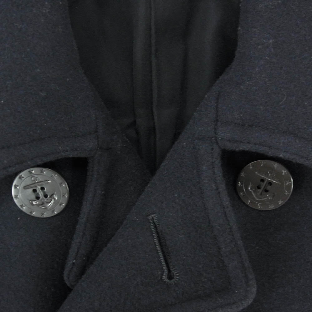 Buzz Rickson's バズリクソンズ BR11554 NAVAL CLOTHING FACYORY PEA COAT ナバル クロージング ファクトリー Pコート ピーコート ネイビー系 36【中古】
