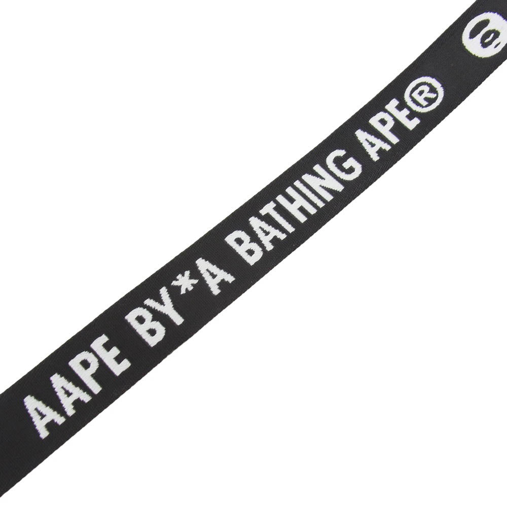 A BATHING APE アベイシングエイプ AAPBTM5325XXP AAPE BASIC BELT エーエイプ ベーシック ムーンフェイス カモフラージュ 迷彩柄 ベルト ブラウン系【新古品】【未使用】【中古】