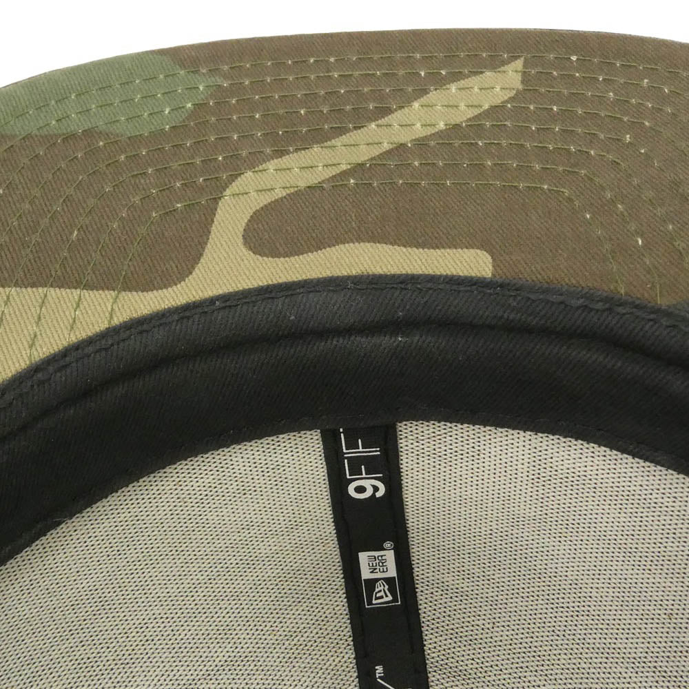 STUSSY ステューシー NEW ERA ニューエラ × NEW ERA ニューエラ ストックロゴ 刺繍 カモフラージュ 迷彩柄 ロゴ ベイスボール キャップ グリーン系【中古】