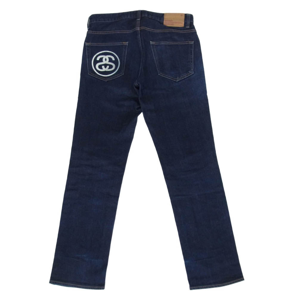 STUSSY ステューシー 816034 ROUGH＆RUGGED DENIM VPST15M SSリンク バックプリント デニム パンツ W30 インディゴブルー系 30【中古】