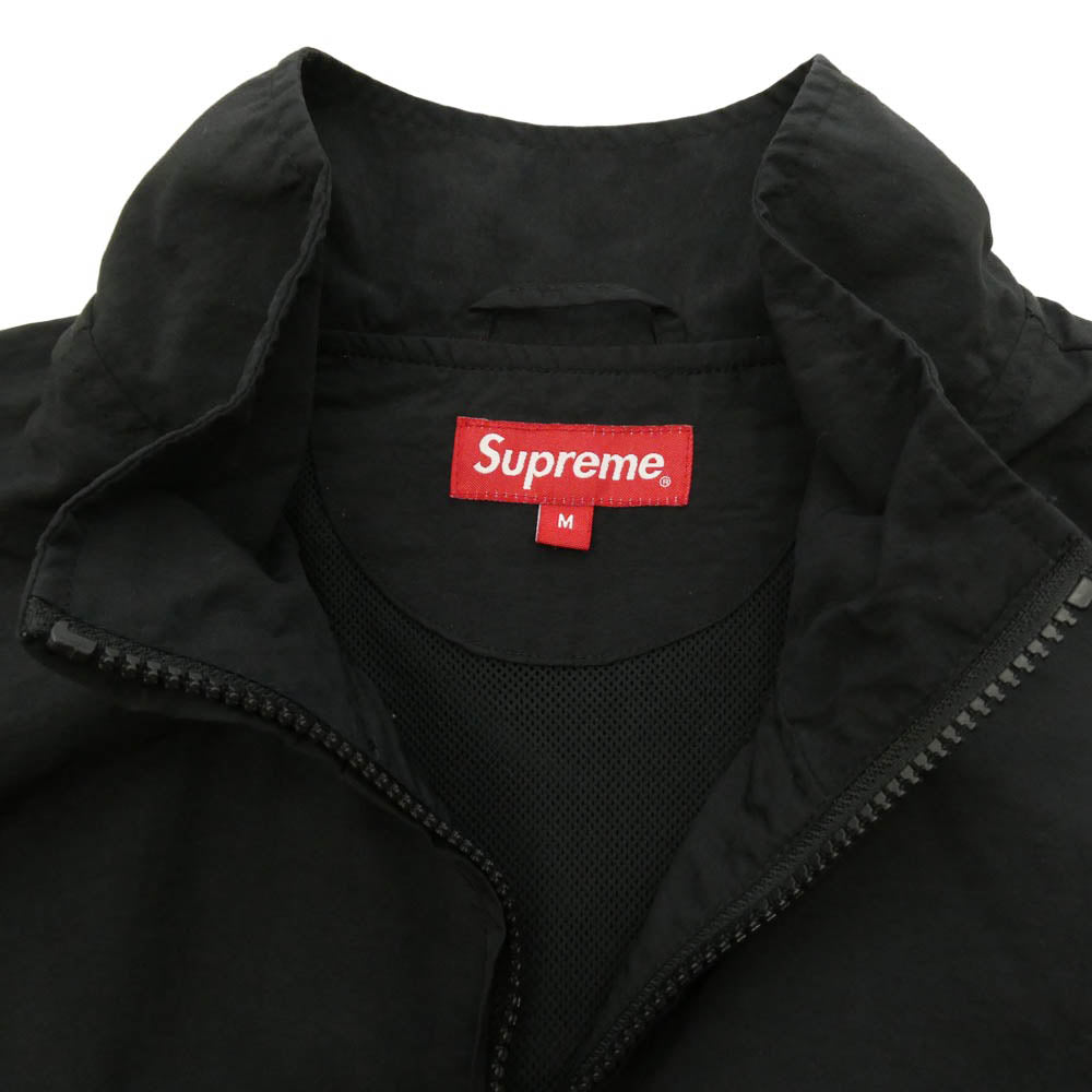 Supreme シュプリーム 19SS SUP-SS19-114 S Logo Truck Jacket サイド ロゴ ナイロン トラック ジャケット ブラック系 M【中古】