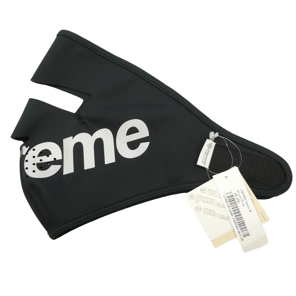 Supreme シュプリーム 25AW WINDSTOPPER Facemask ロゴ ウィンドストッパー フェイスマスク ブラック系【新古品】【未使用】【中古】