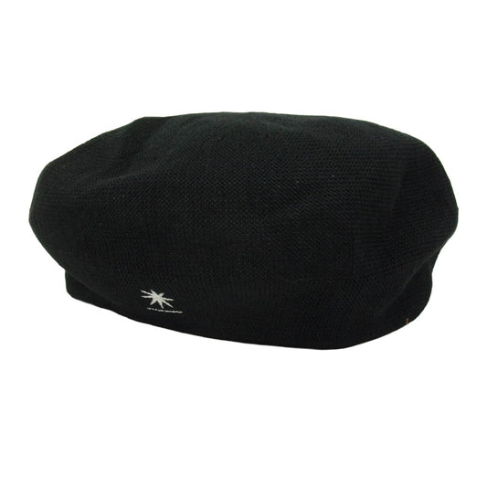 GDC ジーディーシー CA4LA カシラ GD0036 × CA4LA linen beret リネン ベレー帽 ブラック系 F【中古】