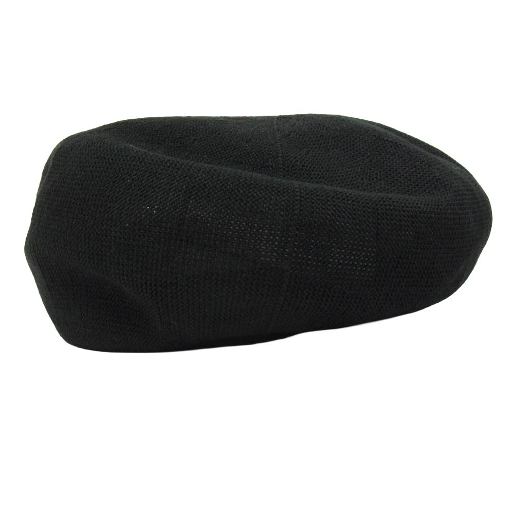 GDC ジーディーシー CA4LA カシラ GD0036 × CA4LA linen beret リネン ベレー帽 ブラック系 F【中古】