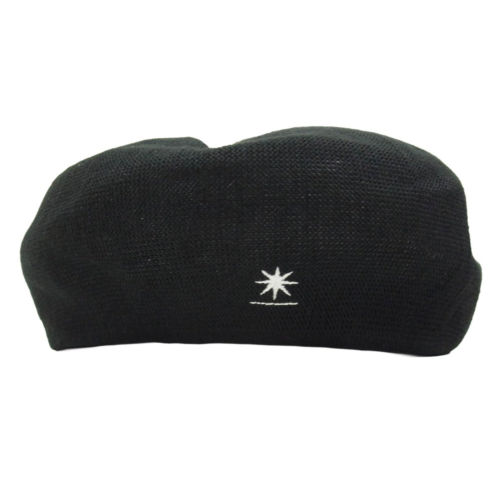 GDC ジーディーシー CA4LA カシラ GD0036 × CA4LA linen beret リネン ベレー帽 ブラック系 F【中古】