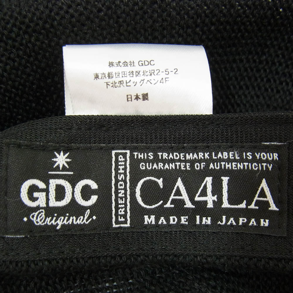 GDC ジーディーシー CA4LA カシラ GD0036 × CA4LA linen beret リネン ベレー帽 ブラック系 F【中古】