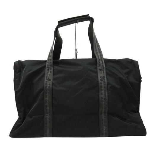 OFF-WHITE オフホワイト OMNA073E19E480021000 DUFFLE インダストリアルベルト 2WAY ダッフル ボストンバッグ ブラック系【美品】【中古】