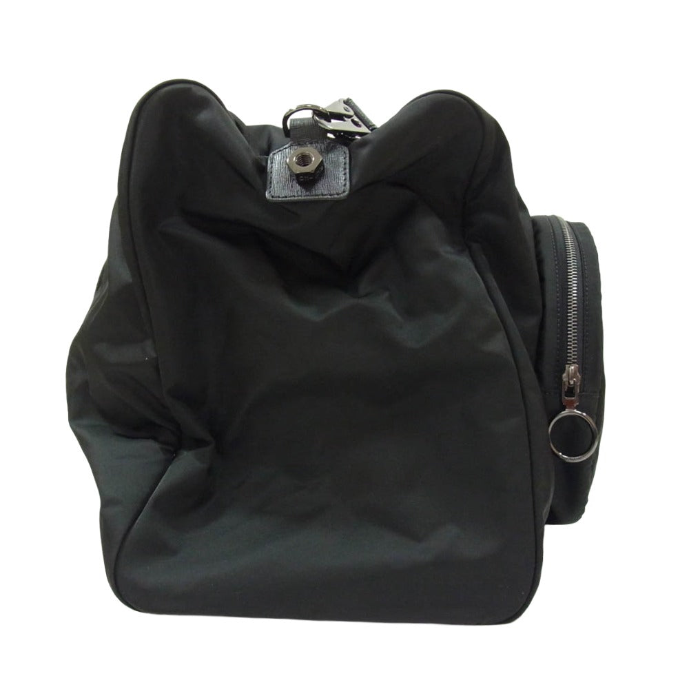 OFF-WHITE オフホワイト OMNA073E19E480021000 DUFFLE インダストリアルベルト 2WAY ダッフル ボストンバッグ ブラック系【美品】【中古】