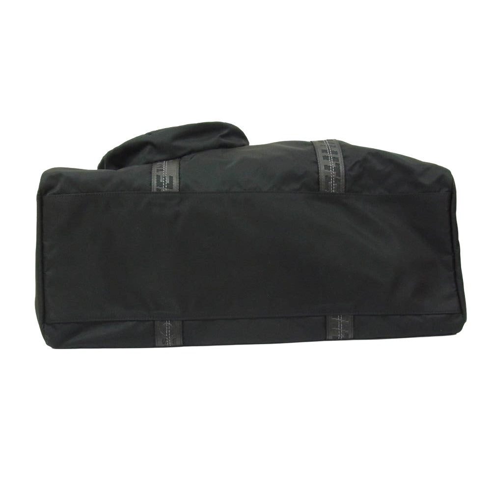 OFF-WHITE オフホワイト OMNA073E19E480021000 DUFFLE インダストリアルベルト 2WAY ダッフル ボストンバッグ ブラック系【美品】【中古】