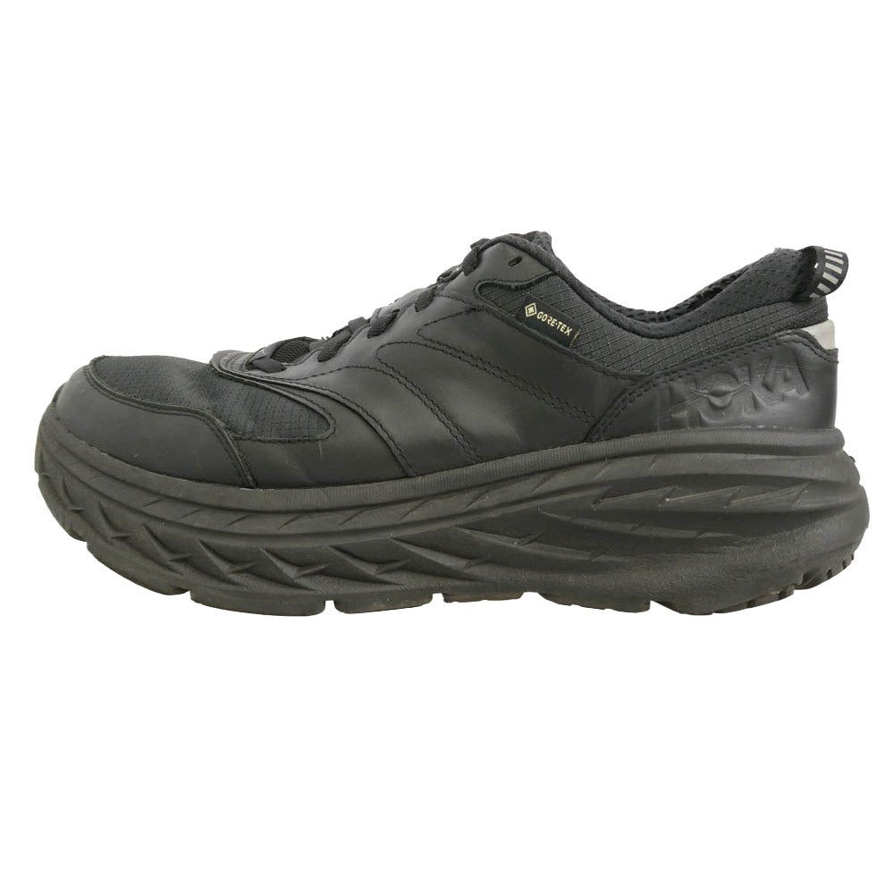 HOKA ONE ONE ホカ オネオネ 11129973 BBLC U BONDI L GTX GORE TEX ゴアテックス ボンダイ ローカットスニーカー ブラック系 27.5cm【中古】