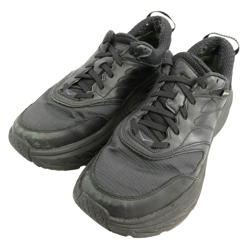 HOKA ONE ONE ホカ オネオネ 11129973 BBLC U BONDI L GTX GORE TEX ゴアテックス ボンダイ ローカットスニーカー ブラック系 27.5cm【中古】