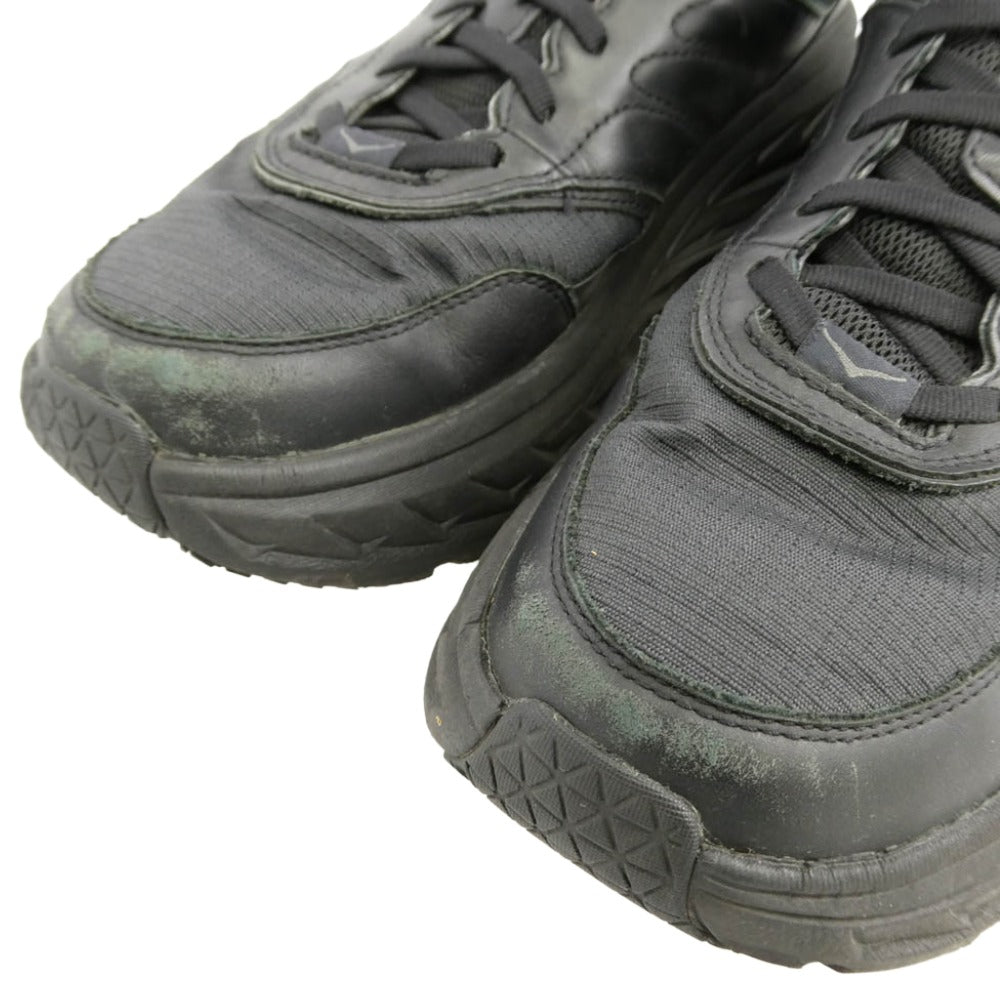 HOKA ONE ONE ホカ オネオネ 11129973 BBLC U BONDI L GTX GORE TEX ゴアテックス ボンダイ ローカットスニーカー ブラック系 27.5cm【中古】