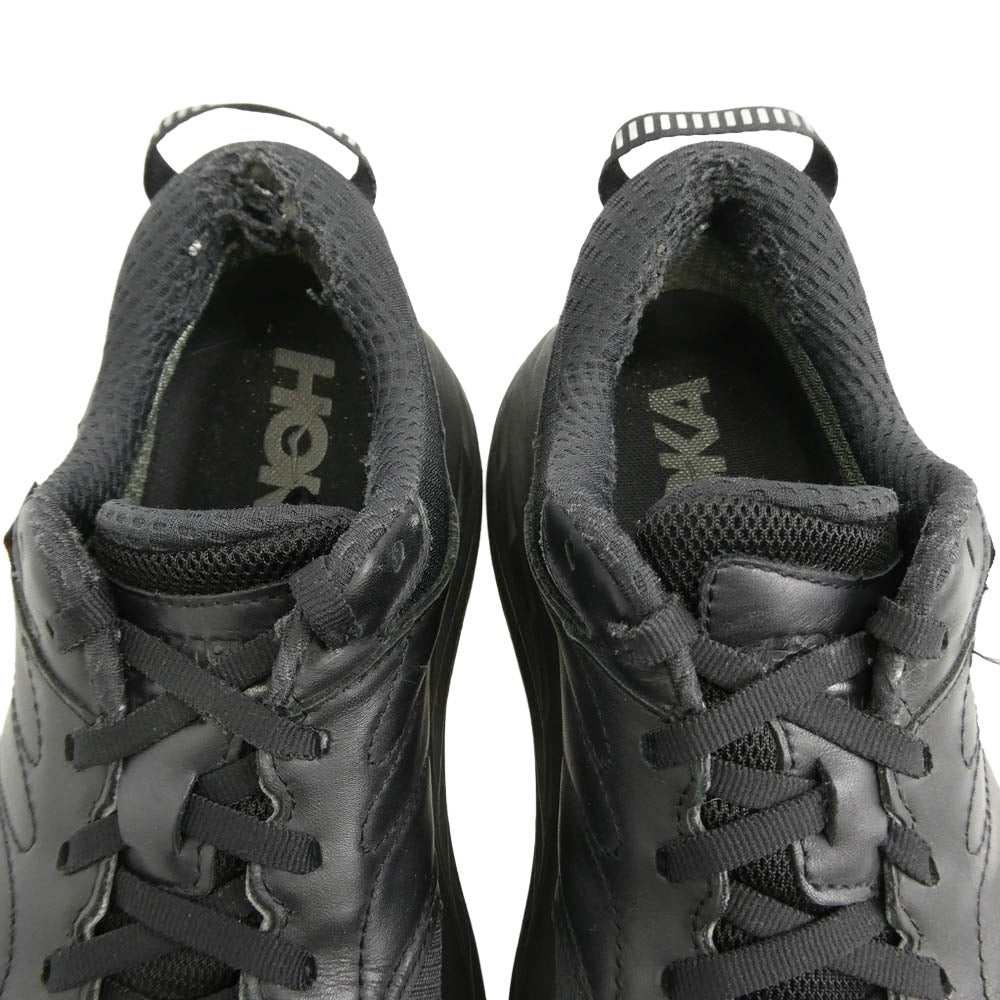 HOKA ONE ONE ホカ オネオネ 11129973 BBLC U BONDI L GTX GORE TEX ゴアテックス ボンダイ ローカットスニーカー ブラック系 27.5cm【中古】