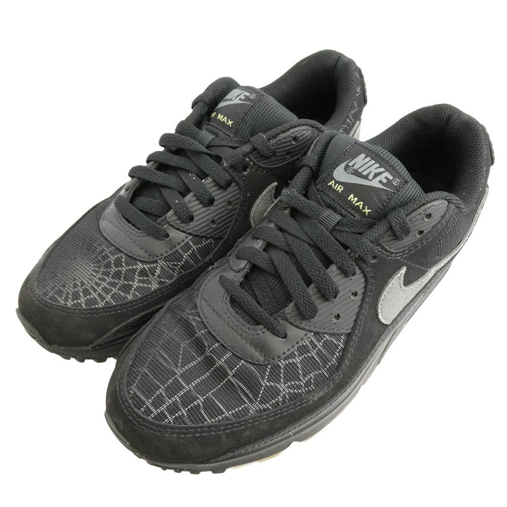 NIKE ナイキ DC3892-001 Air Max 90 Spider Web エアマックス90 スパイダーウェブ ローカットスニーカー ブラック系 27cm【中古】