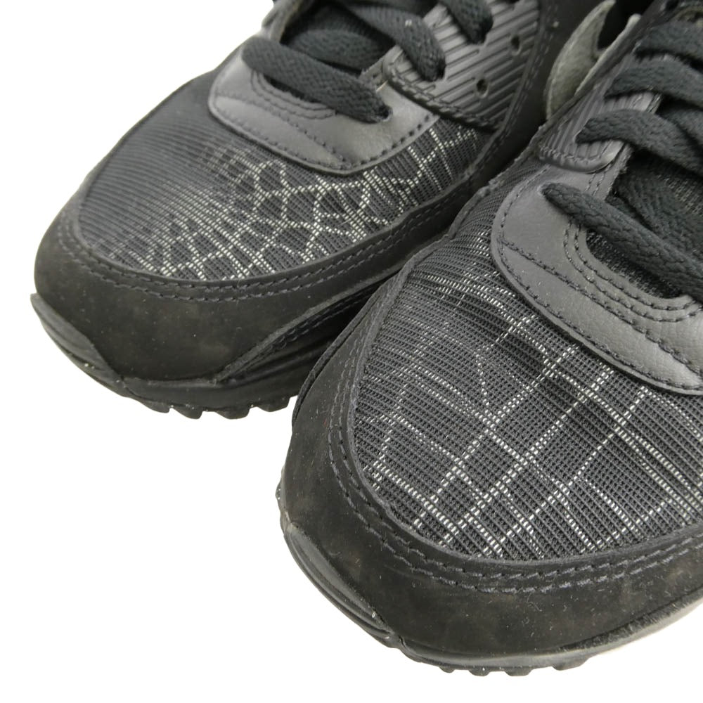 NIKE ナイキ DC3892-001 Air Max 90 Spider Web エアマックス90 スパイダーウェブ ローカットスニーカー ブラック系 27cm【中古】