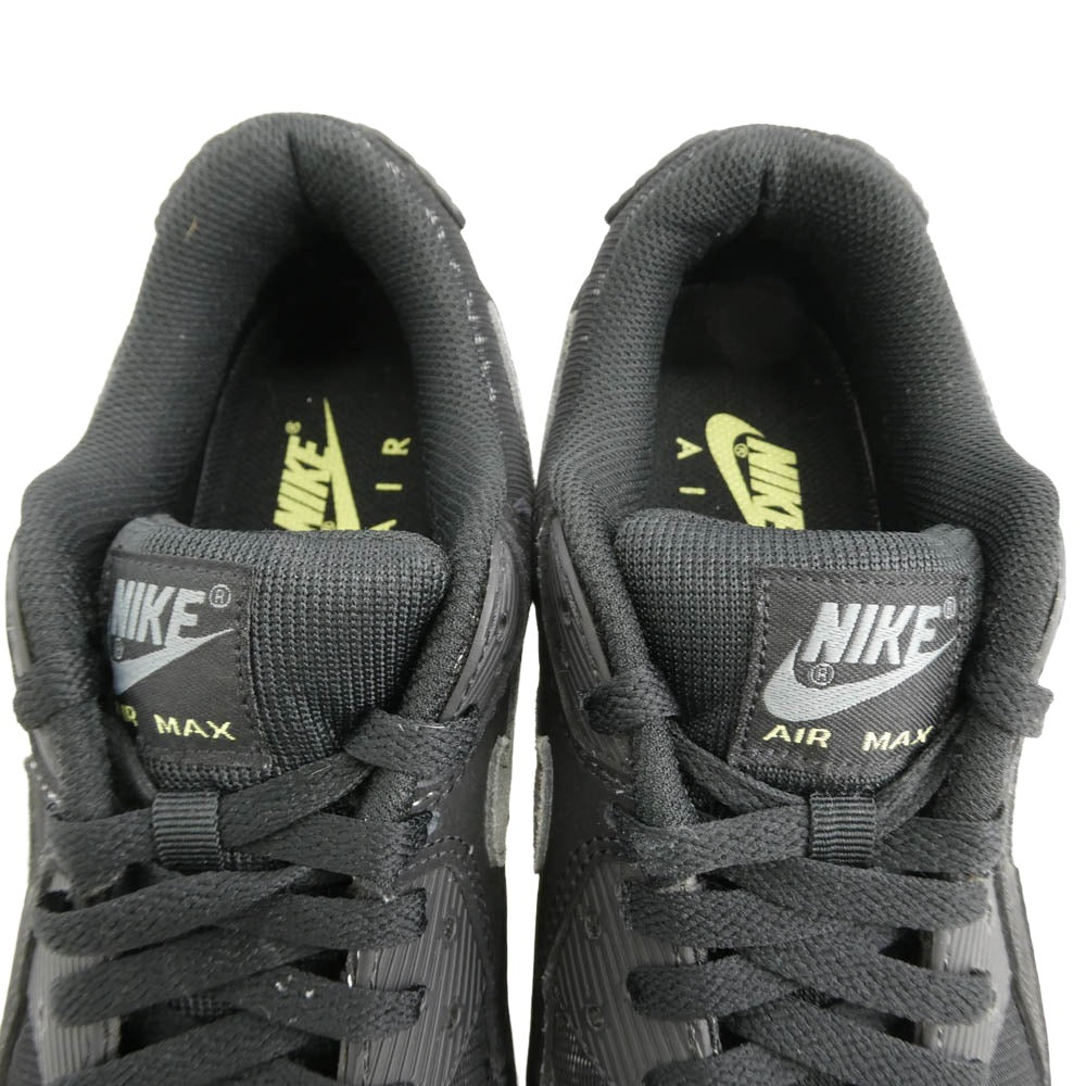 NIKE ナイキ DC3892-001 Air Max 90 Spider Web エアマックス90 スパイダーウェブ ローカットスニーカー ブラック系 27cm【中古】