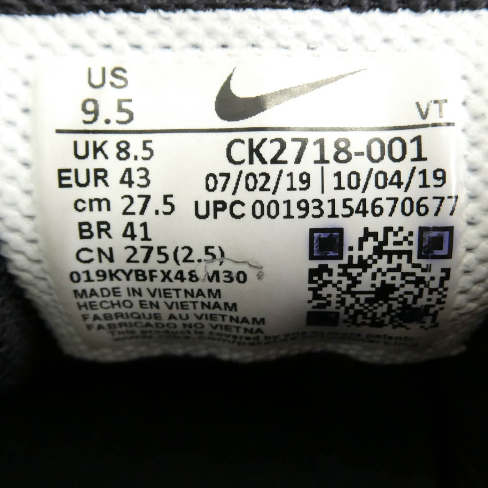 NIKE ナイキ CK2718-001 Air Vapormax 360 Black Anthracite エアヴェイパーマックス360 ブラック アンスラサイト ローカットスニーカー ブラック系 27.5cm【中古】