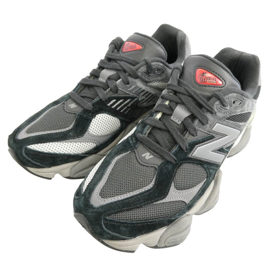 NEW BALANCE ニューバランス U9060BLK 9060 Black ブラック ローカットスニーカー グレー系 27.5cm【中古】