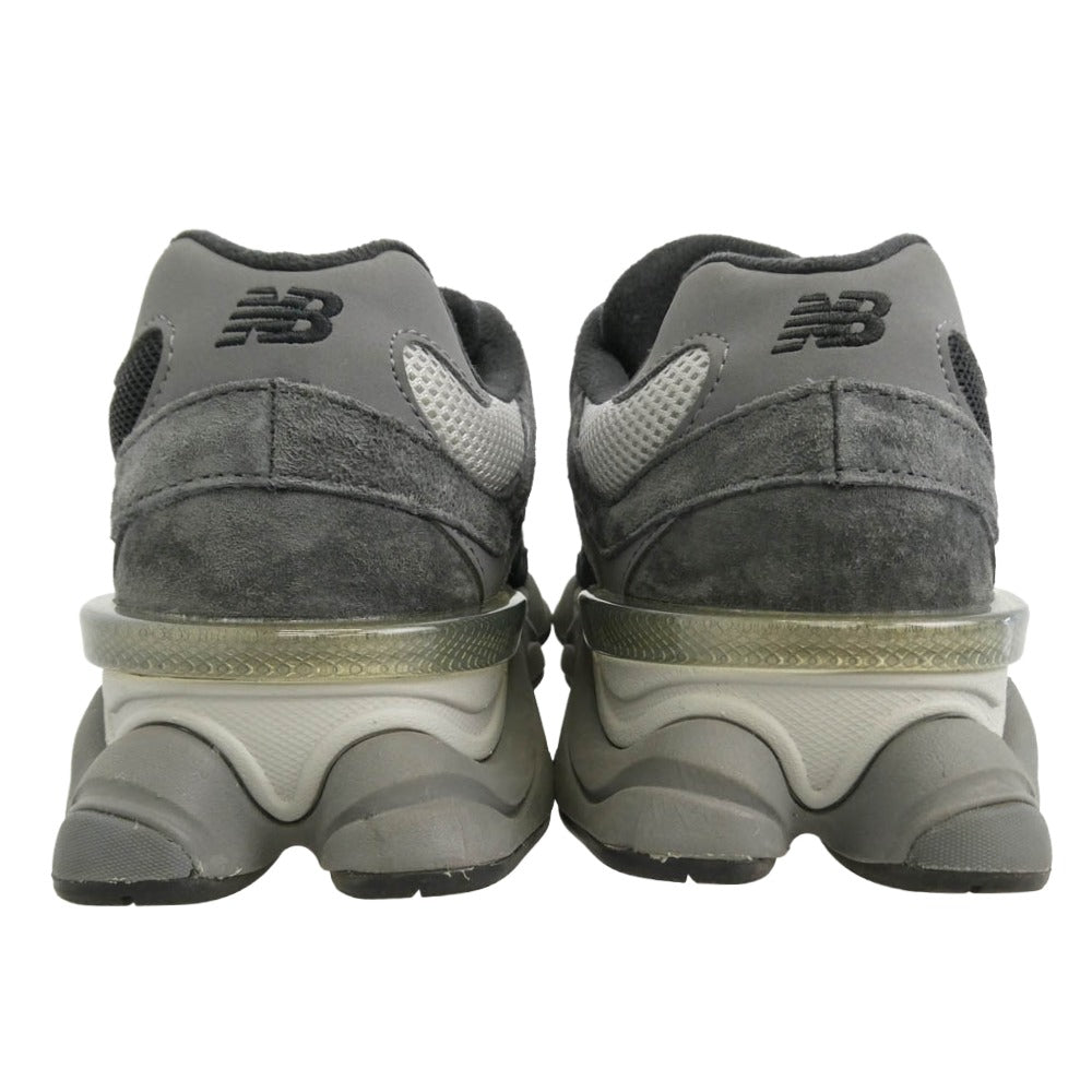 NEW BALANCE ニューバランス U9060BLK 9060 Black ブラック ローカットスニーカー グレー系 27.5cm【中古】