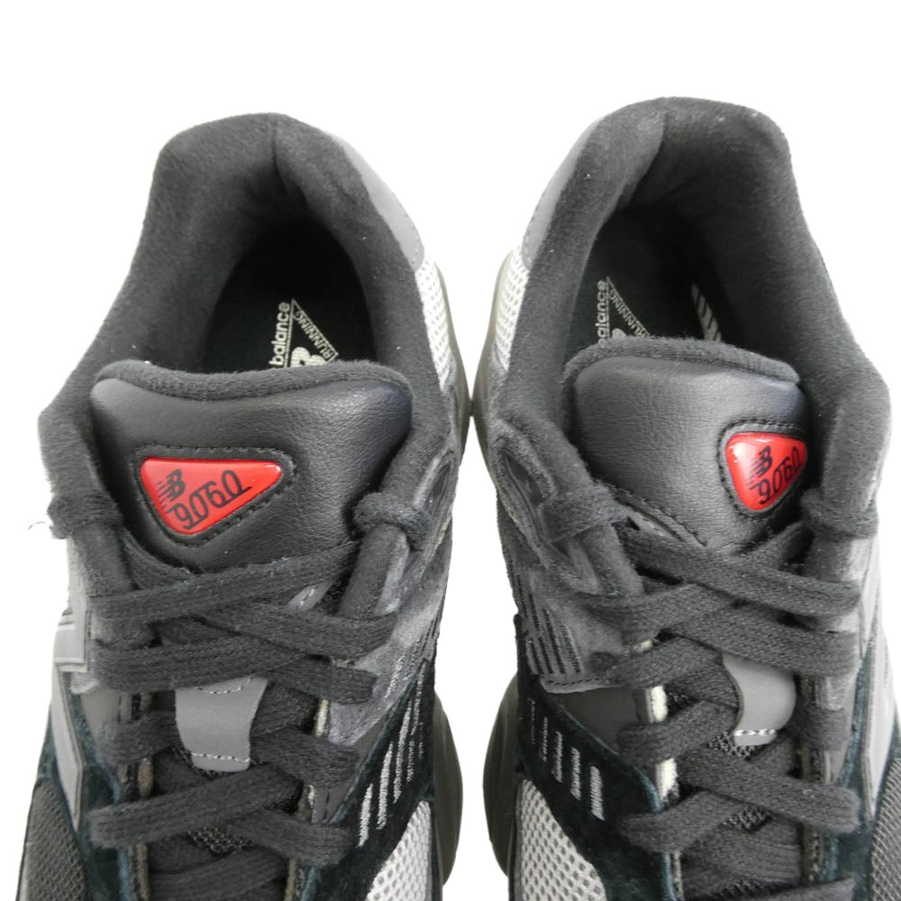 NEW BALANCE ニューバランス U9060BLK 9060 Black ブラック ローカットスニーカー グレー系 27.5cm【中古】