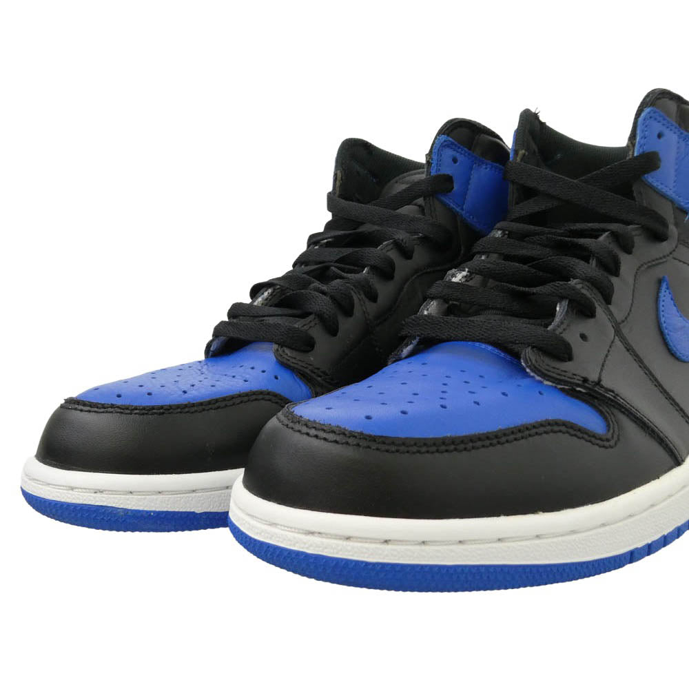 NIKE ナイキ 555088-007 Air Jordan 1 Retro High OG Royal エアジョーダン1 レトロ ハイ OG ロイヤル スニーカー ブルー系 ブラック系 29cm【中古】