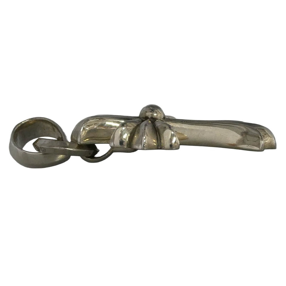 CHROME HEARTS クロムハーツ（原本無） ユナイテッドアローズレシート原本付属 CH CRS SML W BALE スモールCHクロス w/ベイル ペンダントトップ シルバー系【中古】