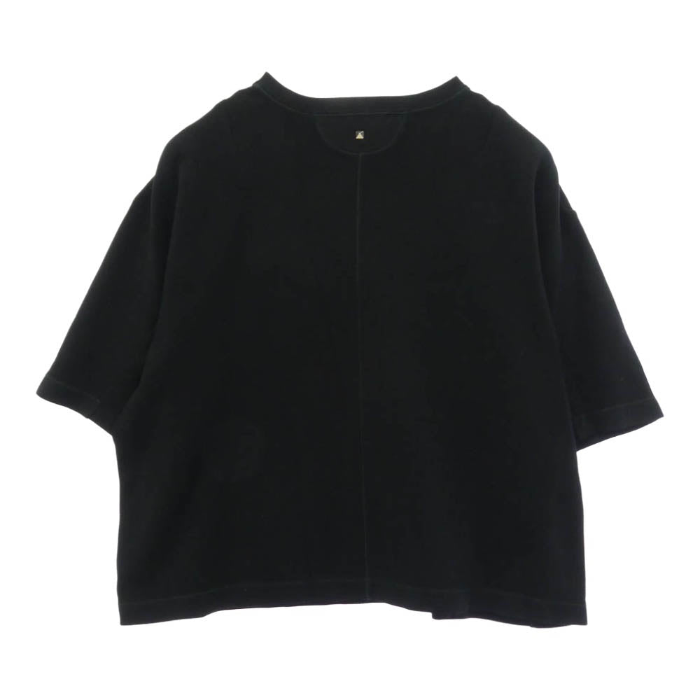 VALENTINO ヴァレンティノ ロックスタッズ クロップド 半袖 スウェット Ｔシャツ ブラック系 表記無し【中古】