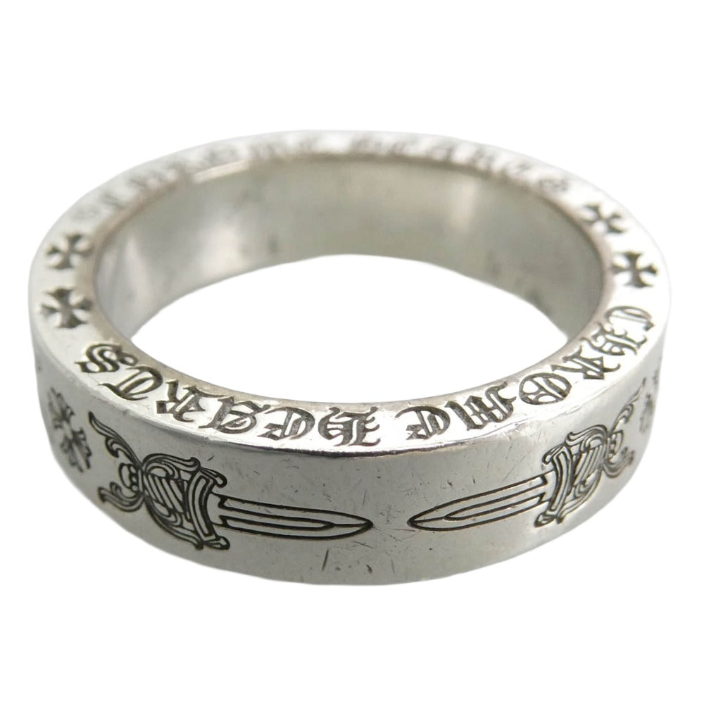 CHROME HEARTS クロムハーツ（原本有） DAGGER SPACER ダガー スペーサー 6ｍｍ リング シルバー系 約22.5号【中古】
