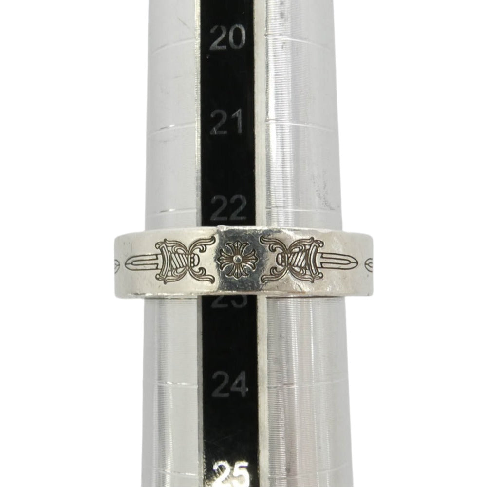CHROME HEARTS クロムハーツ（原本有） DAGGER SPACER ダガー スペーサー 6ｍｍ リング シルバー系 約22.5号【中古】