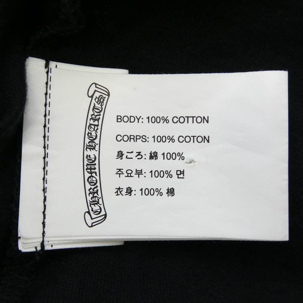 CHROME HEARTS クロムハーツ（原本無） Miami Horseshoe Tee マイアミ限定 ホースシュー ポケット Tシャツ 半袖 カットソー ブラック系 M【中古】