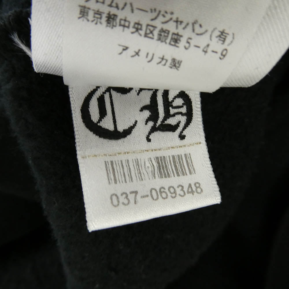CHROME HEARTS クロムハーツ（原本無） ホースシュー アーム フローラルクロス プリント スウェット トレーナー ブラック系 L【中古】