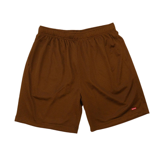 Supreme シュプリーム 23SS Small Box Baggy Mesh Short スモールボックス バギーメッシュ ショートパンツ ハーフパンツ ブラウン系 M【中古】