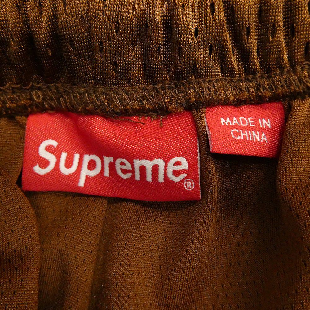 Supreme シュプリーム 23SS Small Box Baggy Mesh Short スモールボックス バギーメッシュ ショートパンツ ハーフパンツ ブラウン系 M【中古】