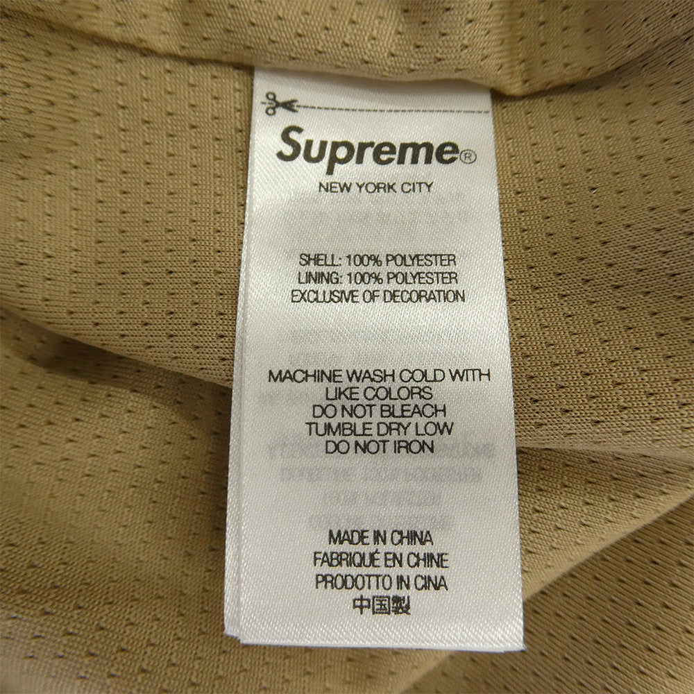 Supreme シュプリーム 23SS Small Box Baggy Mesh Short スモールボックス バギーメッシュ ショートパンツ ハーフパンツ ゴールド系 M【極上美品】【中古】
