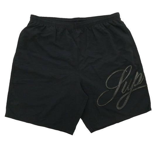 Supreme シュプリーム 21SS Mesh Script Water Short メッシュ スクリプト ロゴ ウォーター ショーツ ナイロン ショート パンツ ハーフパンツ ブラック系 L【新古品】【未使用】【中古】