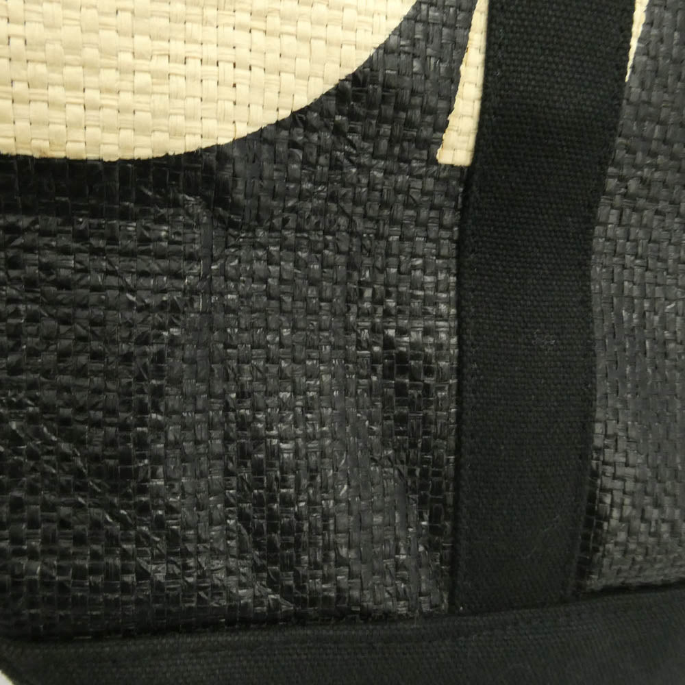 Supreme シュプリーム 20SS Raffia Tote BAG ラフィア トート バッグ ブラック系【中古】