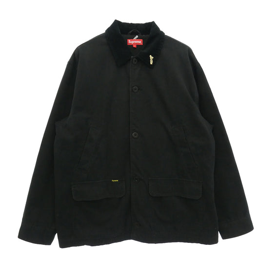 Supreme シュプリーム 21SS Barn Coat バーン コート ピンズ付属 ブラック系 L【中古】