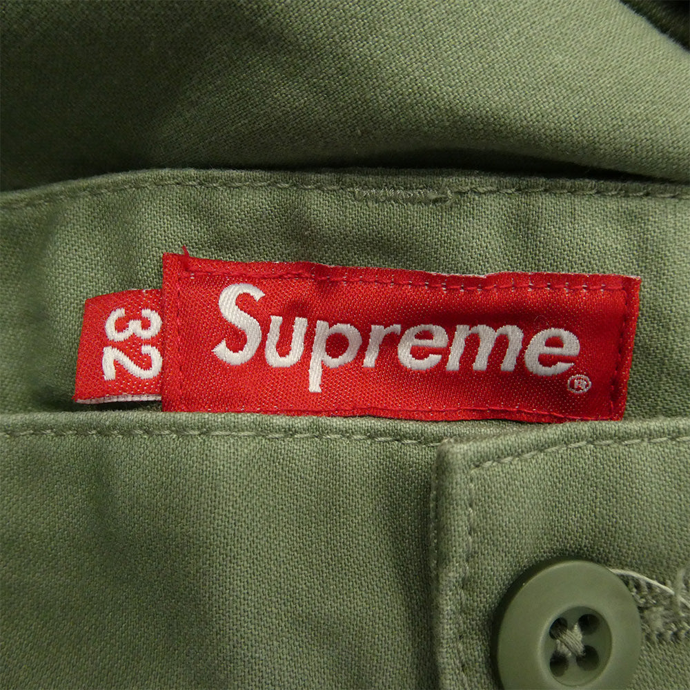 Supreme シュプリーム 23SS Cargo Short #B カーゴ ショーツ ショートパンツ カーキ系 32【美品】【中古】