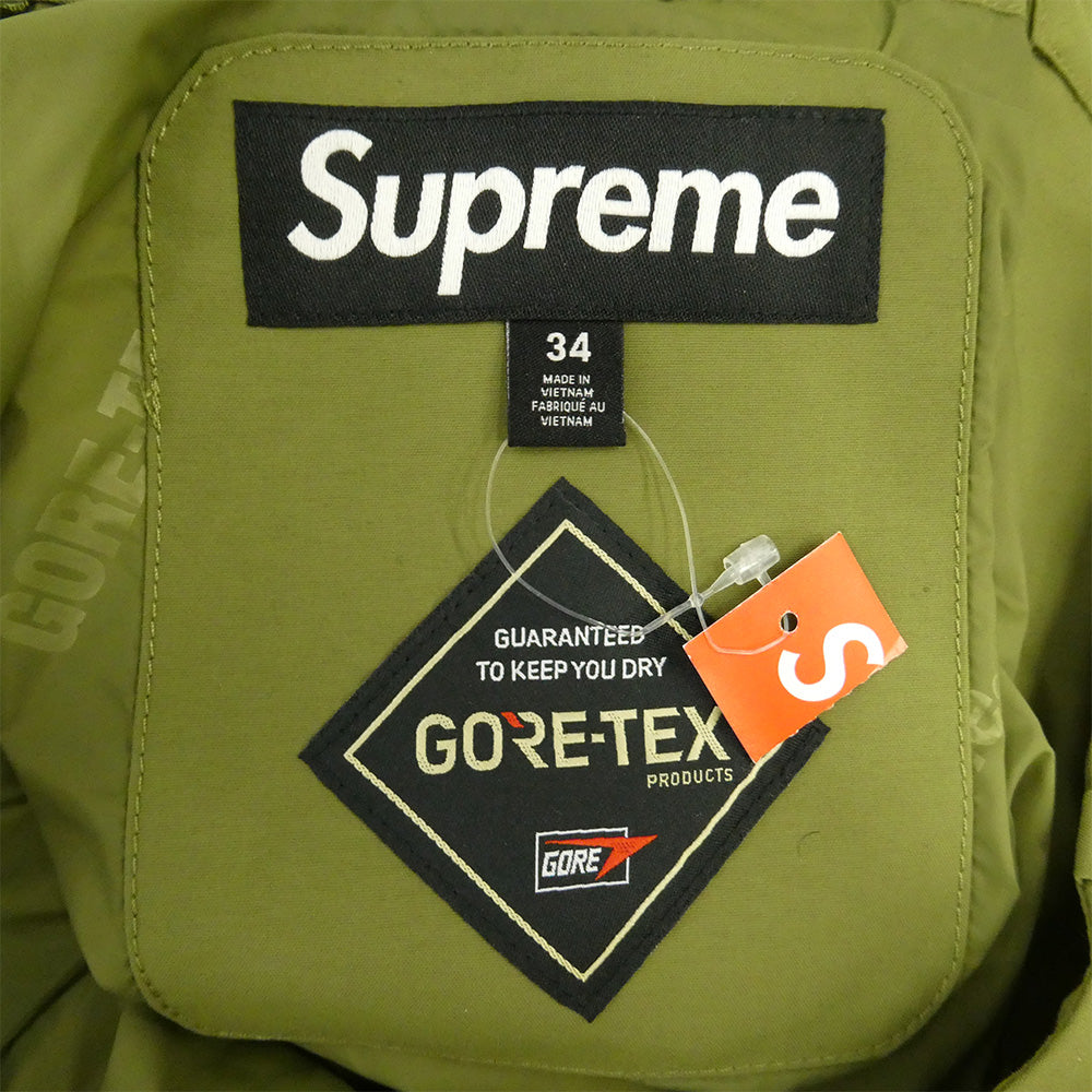 Supreme シュプリーム 23AW GORE-TEX Cargo Pant ゴアテックス カーゴ パンツ カーキ系 34【新古品】【未使用】【中古】