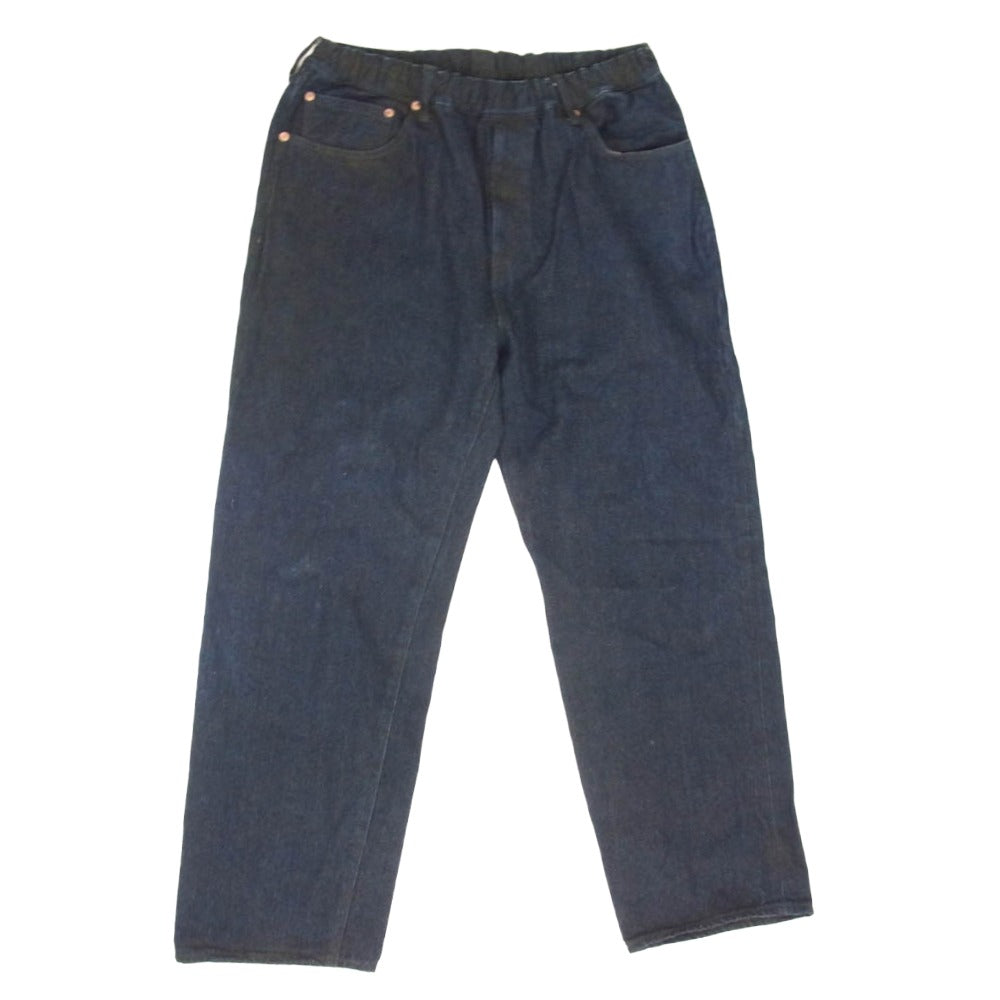 yoko sakamoto ヨーコサカモト 26SS YS-26SS-20 5POCKET EASY PANTS USED加工 フェード加工 5ポケット イージー デニム パンツ インディゴブルー系 S【中古】