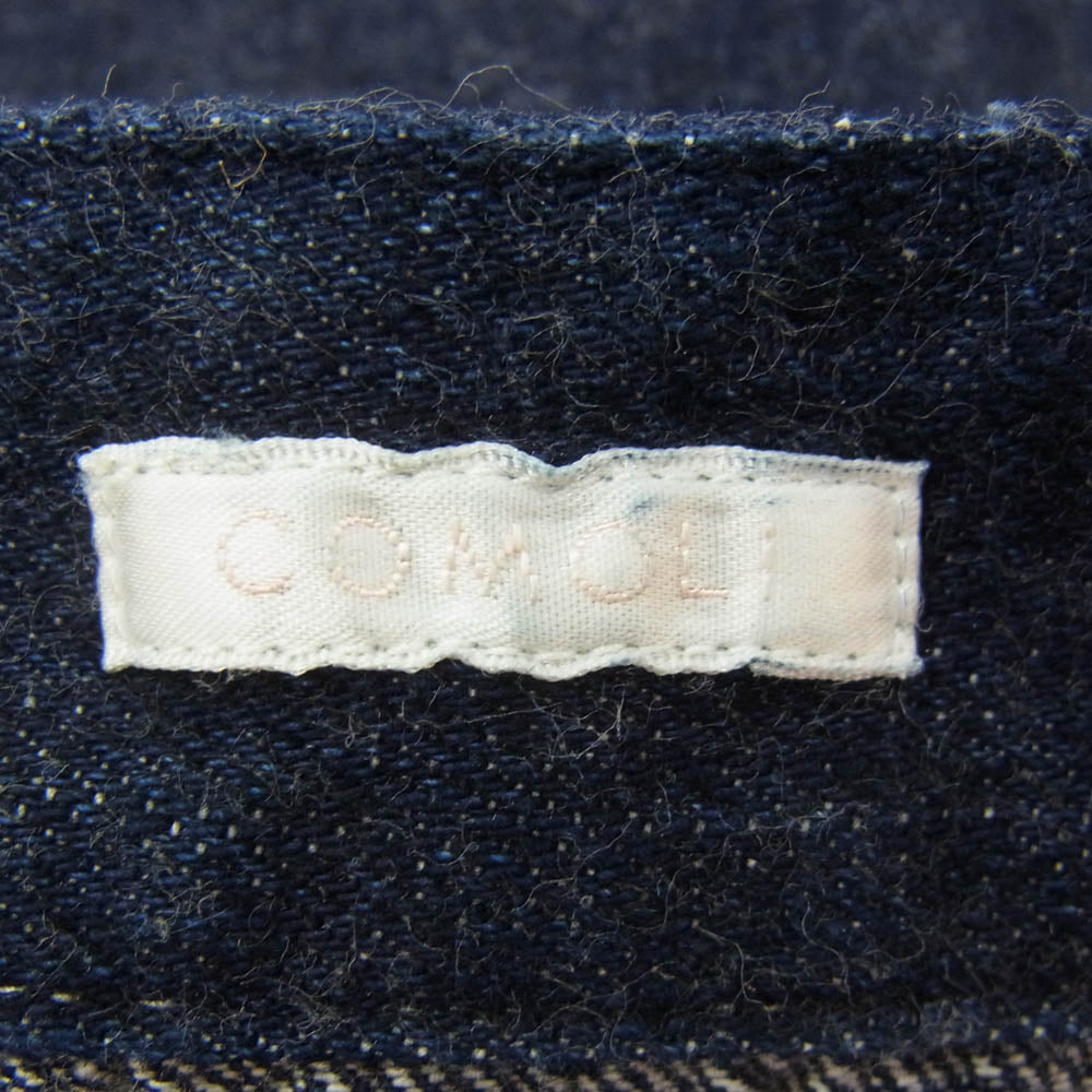 COMOLI コモリ 23AW Y03-03001 ベルテッド デニム パンツ インディゴブルー系 2【中古】