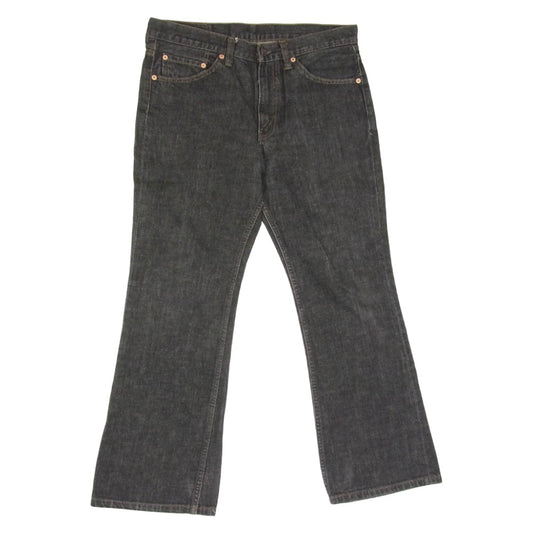 Levi's リーバイス ボタン裏HKQ8 517 ブラック ブーツカット デニムパンツ ブラック系 ３３【中古】