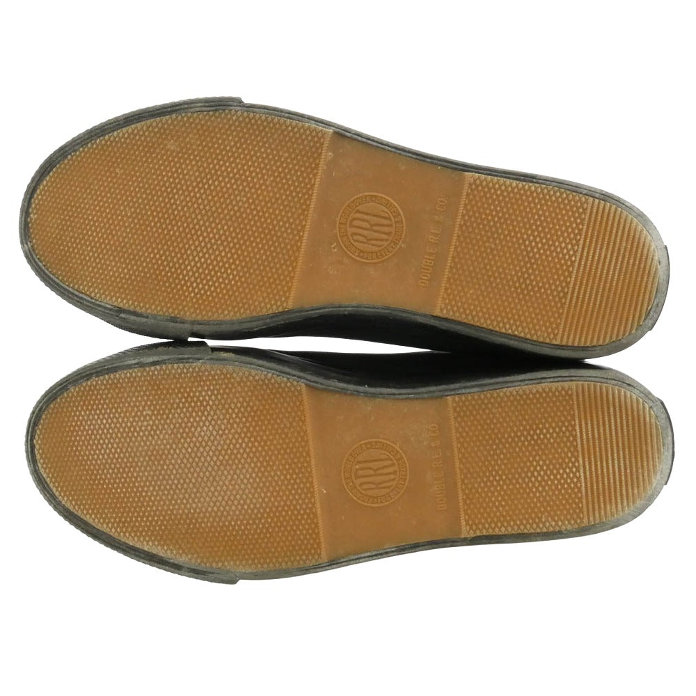 RRL ダブルアールエル F161-RB-13-14 キャンバス ローカット スニーカー ブラック系 10【中古】