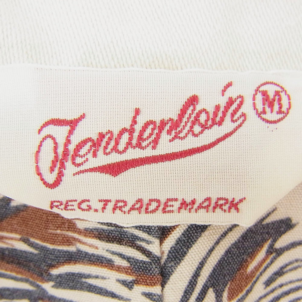 TENDERLOIN テンダーロイン 裏地ウルフ柄 コットン 3B テーラード ジャケット オフホワイト系 M【中古】