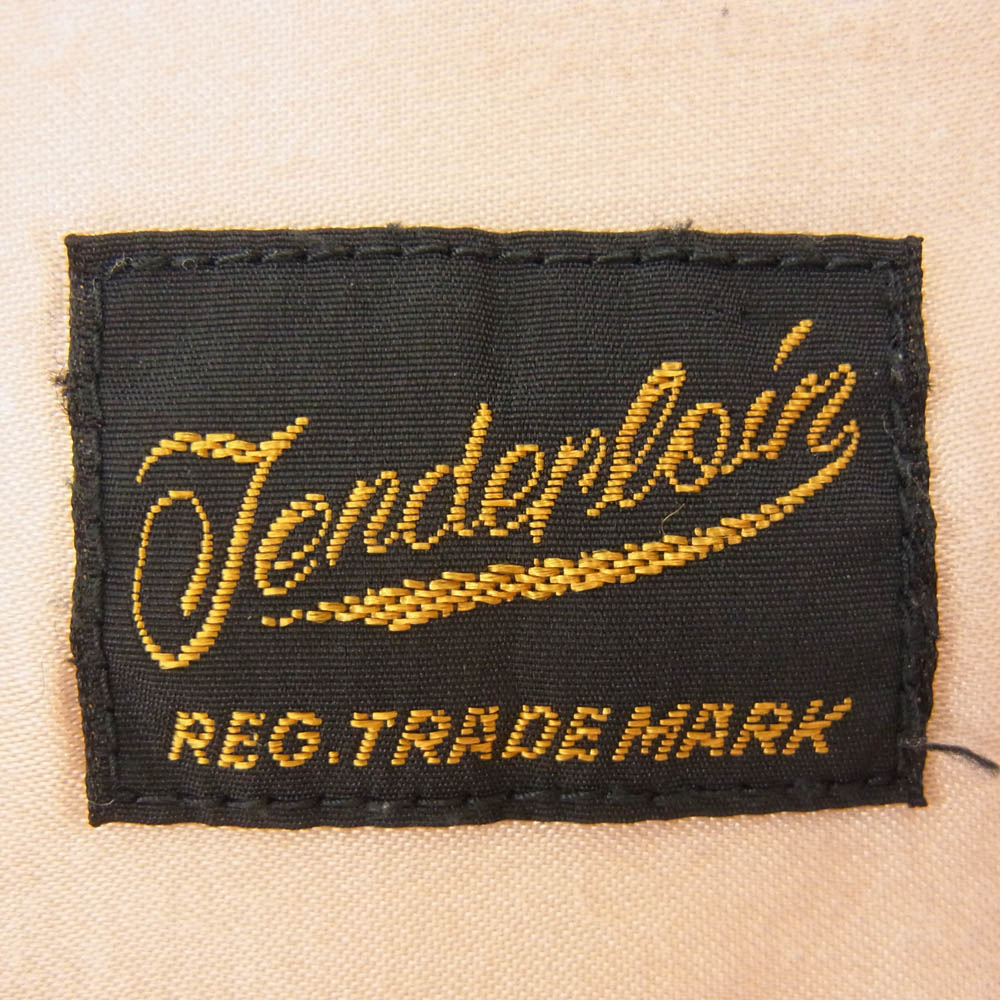 TENDERLOIN テンダーロイン T-WESTERN オープンカラー ウエスタン ピケ 長袖 ワーク シャツ ホワイト系 XL【中古】